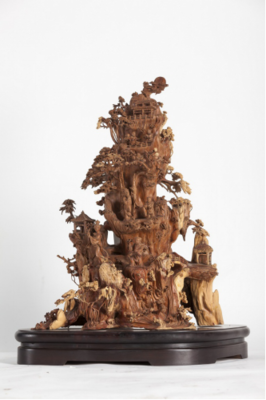 木雕厂家直销/两河木艺 以木为纸，雕刻花卉的诗意绽放